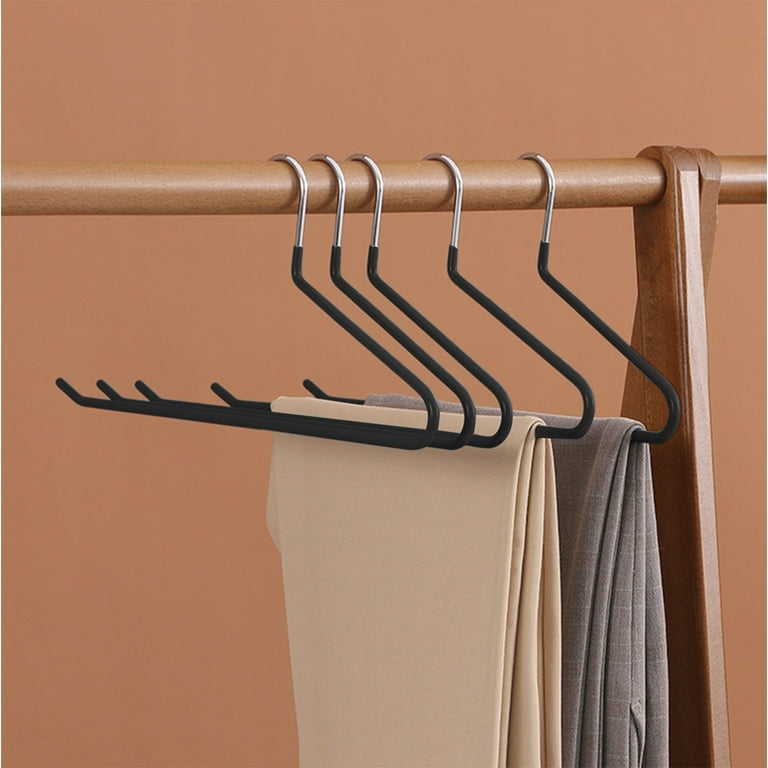 Non Slip Heavy Duty Iron Clothes Rack, Space Saving Z Shaped