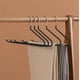 thumbnail image 5 of Percha para pantalones en forma de Z: perchero antideslizante resistente para ropa para armario, organizador de almacenamiento para ahorrar espacio, pack de 5, 5 of 6