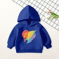 thumbnail image 2 of UAYOTSE Boys and Girls Hooded Sweatshirt with Cartoon Print Round Neck and Long Sleeves(5-6 Years,P53-Blue), 2 of 7