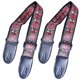 thumbnail image 1 of Red Pattern Fashion Printed Acoustic Electric Guitar Strap, 1 of 5