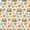 Retro Teal, variant on Erosebridal Kawaii Flower Twin Quilt Set, Groovy Floral Twin Coverlet Set, Polka Dots Reversible, Pastel Mix, 2pcs (1 Bedspread and 1 Pillowcase)