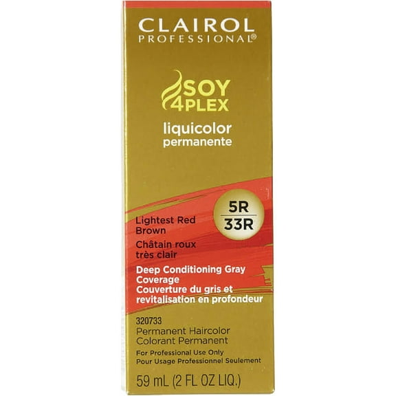 Clairol Professional Liquicolor Permanente, Lightest Red Brown 2 oz