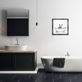 thumbnail image 3 of Stupell Industries Rustic Lodge Hog in Bathtub Sketch Black Floating Frame Canvas Art, 18 x 18, by Victoria Borges, 3 of 7