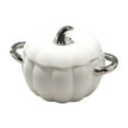 thumbnail image 1 of Olla de cerámica para estofado, menaje de cocina, plato para hornear, tazón para pasta, olla de cerámica para sopa con tapa Blanco, 1 of 9