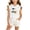 White 3, variant on Girls Cotton 2pc Outfits Summer Printed Sleeveless T-Shirts Hoodies Comfy Shorts Casual Sets with Pockets White 2-3 Years