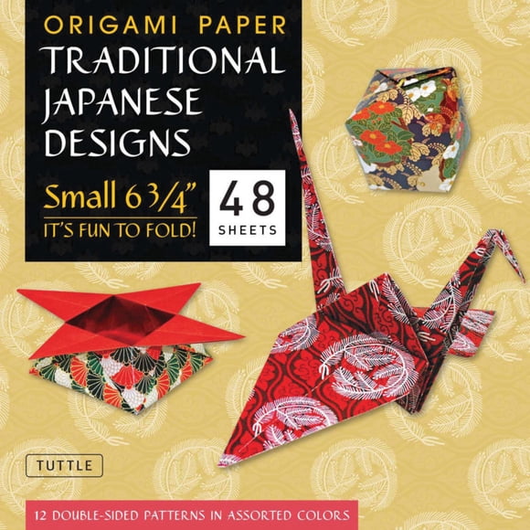Papier Origami Motifs Traditionnels Japonais Petits par Éditions Périplus
