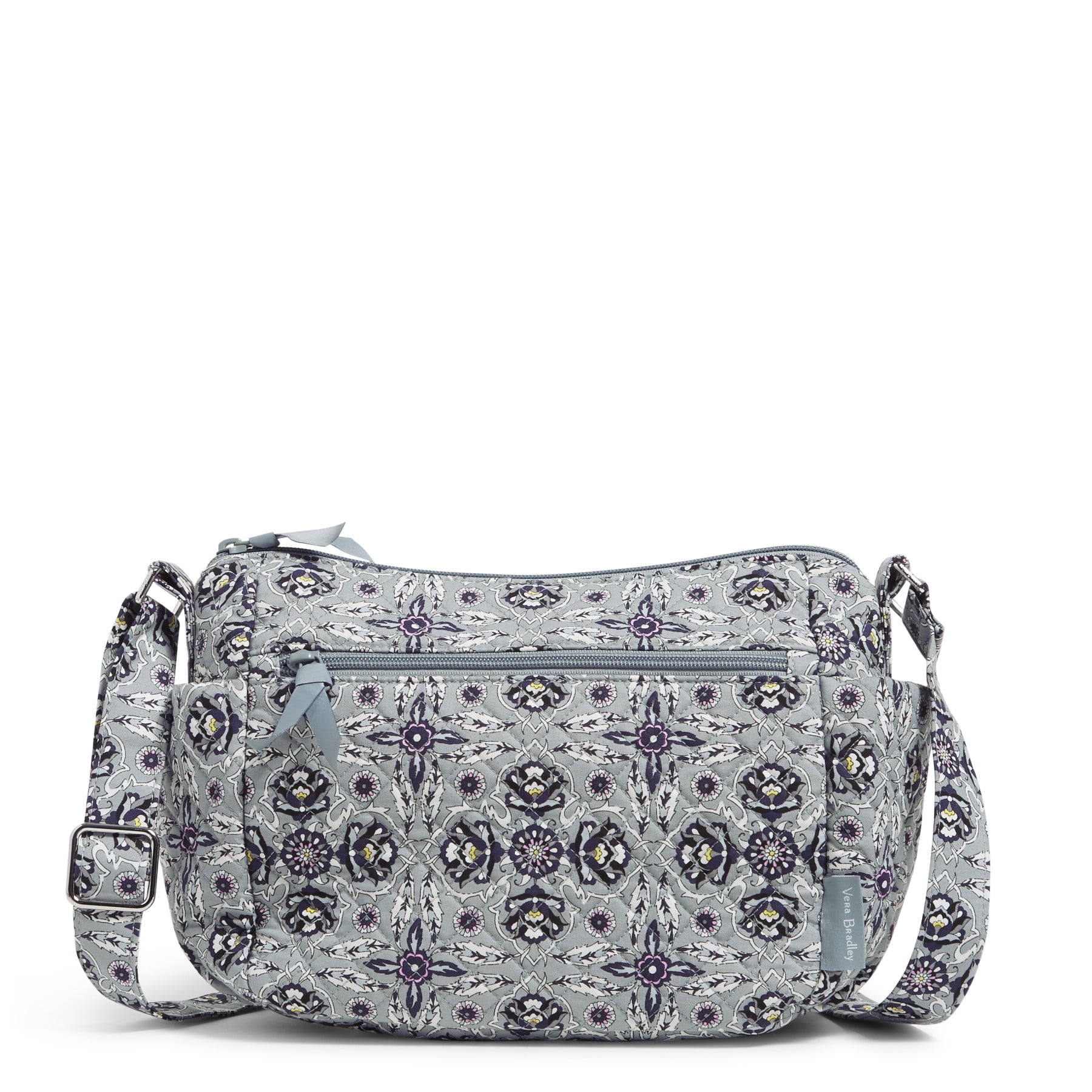 Vera Bradley Women's Recycled Cotton On the Go Crossbody Bag Plaza Tile