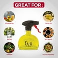 thumbnail image 3 of Evo Glass Oil Sprayer, Non-Aerosol For Olive Oil, Cooking Oils And Vinegars, Yellow, 6-Ounce Capacity, For Grilling, Roasting, Air Frying, Baking And Salad Prep, 3 of 10