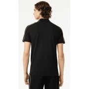 Lacoste NOIR/LIMEIRA Men's Colorblocked Polo Shirt, US Large