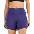 thumbnail image 4 of YouLoveIt Womens High Waisted Yoga Shorts Butt Lift Yoga Shorts Women Leggings Athletic Sport Shorts Tummy Control Running Workout Shorts Womens Summer Shorts, 4 of 6