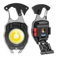 thumbnail image 1 of COB Keychain Work Light Keychain Flashlights 7 Light Modes 1600 Portable USB Rechargeable Cob Work Light Emergency Light With Folding Bracket And Magnet Base Cam, 1 of 9