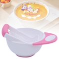 thumbnail image 1 of Iodue Tableware Baby Food Mash Bowl Baby Food Masher Bowl Set Non Slip Long Bowl Handle Fruit Vegetable Puree Mash Bowl With Grinding Rod Baby Grinding Bowl 2pc, 1 of 4