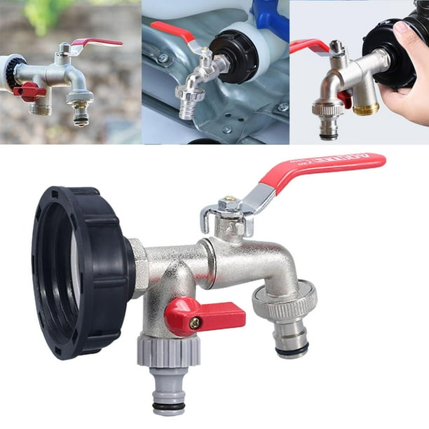 Conector de jardín Universal de 1/2 Yotijar Adaptador de tanque IBC