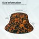 thumbnail image 3 of Fotbe Daisies Sombrero Tipo Pescador con Estampado – Sombrero de Sol de Algodón de Moda para Playa, Golf, Pesca, 3 of 6