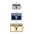 thumbnail image 5 of Classic Framed Fitness Room Sign (Navy Blue / White) - Large, 5 of 5