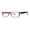 Crimson, variant on VERA WANG Eyeglasses V378 Black 51MM