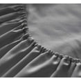 thumbnail image 4 of the Season Essentials Wrinkle Free Sheet Sets with Deep Pockets &amp; Stain Resistant, 1800 Thread Count Bamboo Based, Gray, Twin, 4 of 6