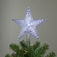 thumbnail image 4 of Hofert 9.5" Lighted Clear Twinkling 5-Point Star Christmas Tree Topper - Clear White LED Lights, 4 of 4