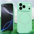 thumbnail image 7 of for iPhone 17 Pro Magnetic Case, Compatible with MagSafe, Soft Anti-Scratch Microfiber Lining, Slim Silicone Shockproof Protective Lightweight Phone Case for iPhone 17 Pro, Khaki, 7 of 7