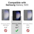 thumbnail image 2 of JETech Case for Samsung Galaxy S23 5G 6.1-Inch, Non-Yellowing Shockproof Bumper Protective Phone Cover, Anti-Scratch Hard PC Back (Black), 2 of 7