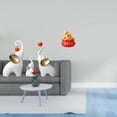 thumbnail image 2 of Esculturas De Familia De Elefantes Y Estatuilla De Bolsa De Dinero, Adorno Artesanal, Estatua De Cuenco Del Tesoro Para Escritorio, Sala De Estar, Dormitorio, Regalo De Inauguración De La, 2 of 8