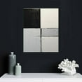 thumbnail image 4 of COMIO  Modern Simple Living room Wall Decor - Black, White and Gray Abstract Minimalism Painting Painted Texture Wall Art Work, 4 of 4