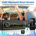 thumbnail image 2 of Receptor estéreo para coche Stiflix Single Din Bluetooth con LCD, 2 of 8