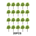 thumbnail image 3 of Billuyoard 20 pack/lote Mini árboles modelo verde claro versátil fácil de limpiar planta en miniatura para interiores o exteriores Arboles Artificiales, 3 of 6