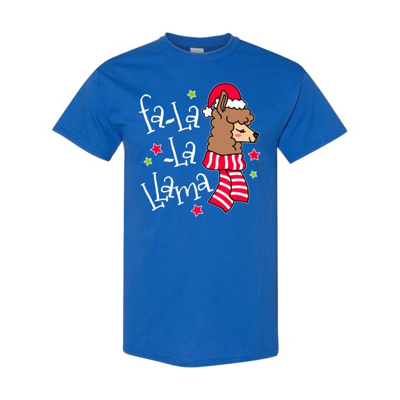 Inktastic Christmas Llama T-Shirt