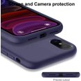 thumbnail image 3 of iPhone Xs Max Case with Screen Protector,Soft Liquid Silicone Gel Rubber Bumper Cover,Slim Fit Shockproof Protective Phone Case for iPhone Xs Max Dark Blue, 3 of 8