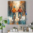 thumbnail image 4 of Qisvanset Framed Canvas Wall Art 12x16 Inch Colorful Biker Animal Kids Nursery Room Wall Decor, 4 of 5