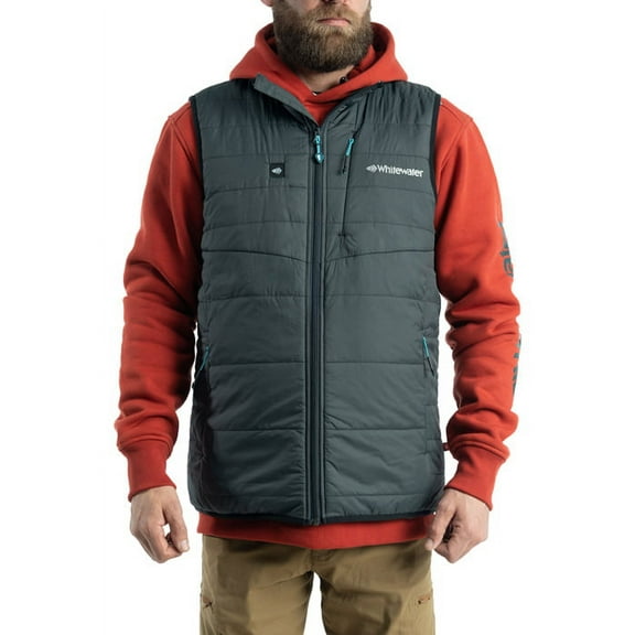 Whitewater Torque Insulated Heated Fishing Vest (Charcoal, Small)