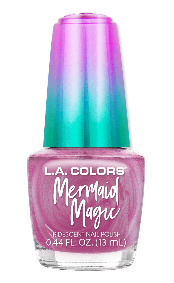 L.A. COLORS Mermaid Magic Nail Polish, Pink Pearl, 0.44 fl oz