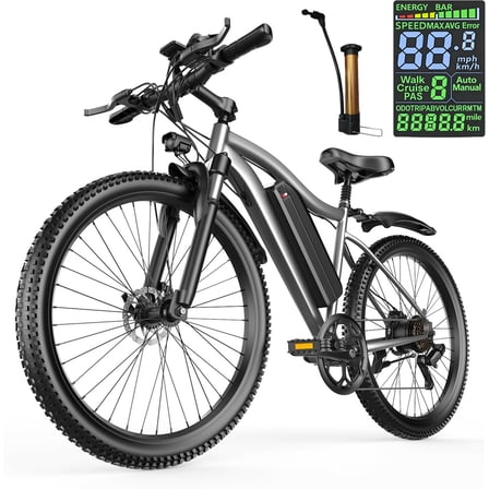 Electric Bike for Adults，1000W Electric Mountain Ebike，25MPH 40Miles,Electric Dirt Bike, 7-Speed, 26" Tires,Removable Battery, Shock Absorber, Commuter E-Bike
