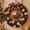 Santa sleigh, variant on 3D Christmas Fabric Poke Wreath DIY Kit, Fabric Poke Art Kit for Adults, Christmas Wreath DIY No-sew Craft Kits, Classic Holiday Wreath Craft Gift for Door and Wall Home Display