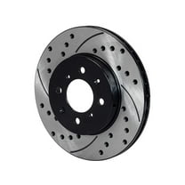 Wilwood 160-12839-BK SRP Drilled Brake Rotor, 68" Offset, BLK, Left-Hand 10.32 x .83-4 x 3.93"