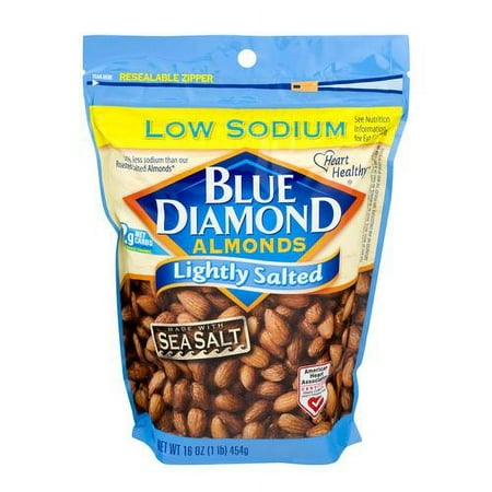 Blue Diamond Lightly salted Almonds (Pack of 48)