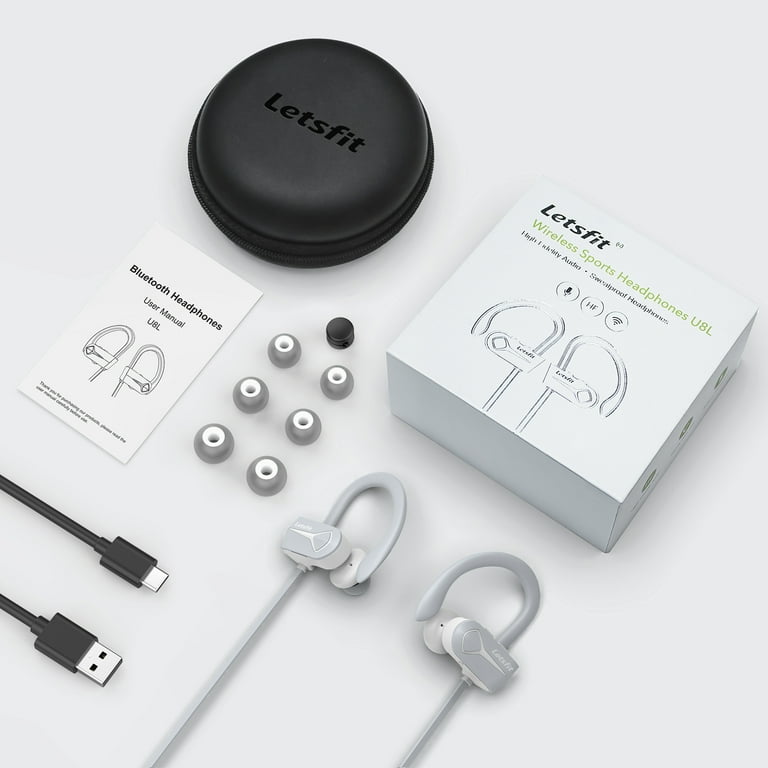 noise cancelling letsfit wireless sports headphones u8l