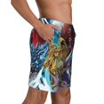 thumbnail image 3 of Yu-Gi-Oh Mens Swim Trunks Quick Dry Board Shorts with Mesh Lining Beach Shorts Swimwear Bathing Suits, 3 of 7