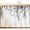Grey, variant on Blue Eucalyptus Cabinet Curtains 28"W x 35"L, Dustproof Sink Skirt Curtain for Kitchen Bathroom, Weeping Botanical Leaf Watercolor Adhesive Desk Skirt Short Curtains for Laundry Room Closet Shoe Rack