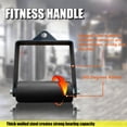 thumbnail image 2 of KORIKAHM Gym Fitness LAT Pulldown Attachments, Fat Arm Wrestling Exercise D Handle Cable Attachment, Arm Lifting Deadlift Handle Grip for Finger Wrist Strength, 2 of 8