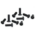 thumbnail image 3 of Pan Machine  Fastener 50pcs DIN 7985 Steel Pan Head Machine Screw Fully Threaded Black Zinc Plated  Fastener, 3 of 8