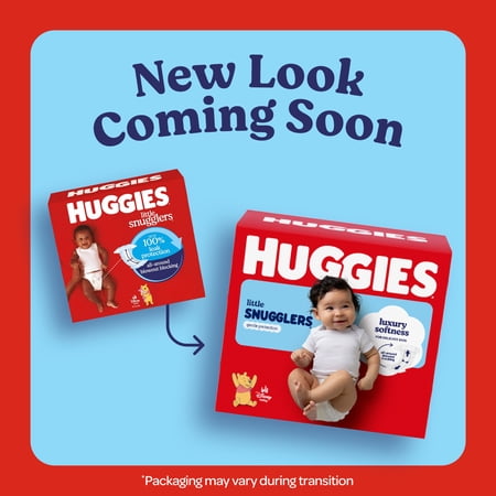 Huggies Little Snugglers Baby Diapers, Size Newborn (up to 10 lbs), 84 Count (Select for More)