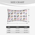 thumbnail image 4 of Pofeuu Cute Dog Print Polyester Microfiber Plush Pillowcases, Super Soft and Cozy Pillow Case Covers with Envelop Closure（Pillow core not included）-16"x24", 4 of 6