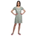 thumbnail image 2 of Moomaya Chemise de Nuit d'Allaitement à Boutons pour Femmes Imprimée, 2 of 5