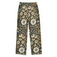 thumbnail image 2 of FORMRS Kids Pajama Pants with Pockets Size 6-8Y Boys Lounge Sleep Bottoms, Floral Wilderness Pattern, 2 of 8