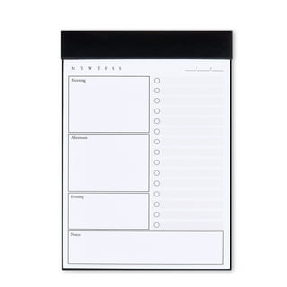 24 Hour Daily Planner - Daily To Do List for Work & Personal Life,  Productivity Planner, Everyday Planner, Daily Schedule, 6.5 x 9.8