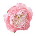thumbnail image 2 of Cabezas de flores de seda artificial, 7 cm de tela, flores artesanales para bodas, fiestas y decoración del hogar. Paquete de 10 en rosa, beige, blanco, morado y caqui., 2 of 6