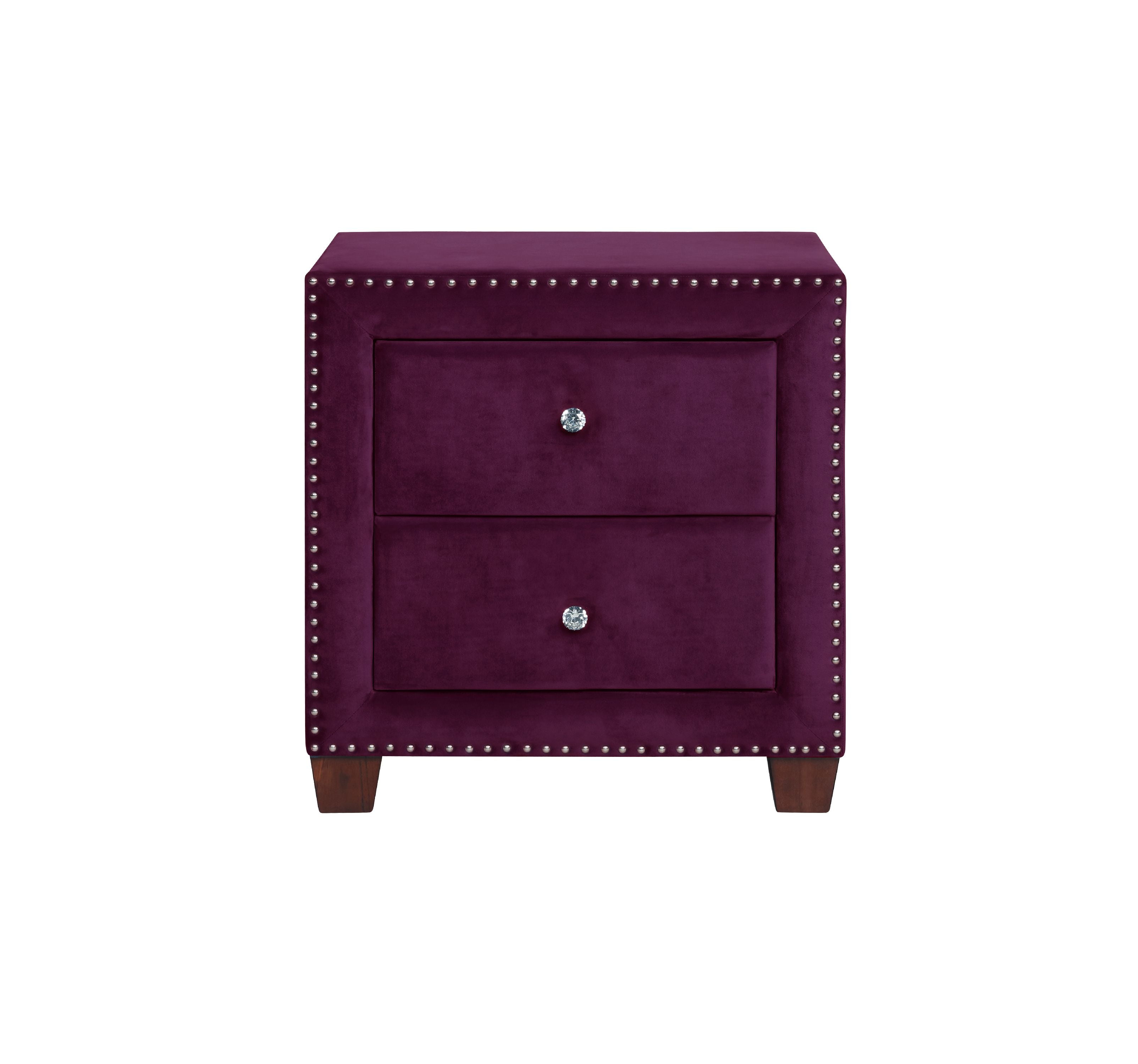 Nightstand, Purple Color