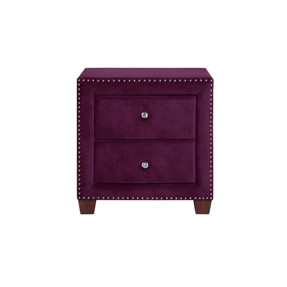 Nightstand, Purple Color